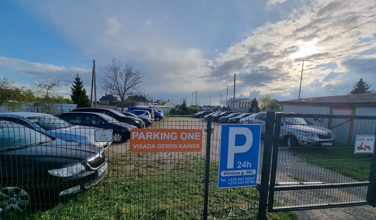 ParkingOne parkavimo aikštelės šalia Kauno oro uosto